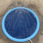 170*170cm Pet Sprinkler Pad Play Cooling Mat Swimming Pool Inflatable Water Spray Pad Mat Tub Summer Cool Dog Bathtub for Dogs