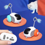 2 Modes Smart Cat Toy Automatic Moving Remote Controlled Toy Car for Cats Dogs Interactive Playing Kitten Training Pet Supplies