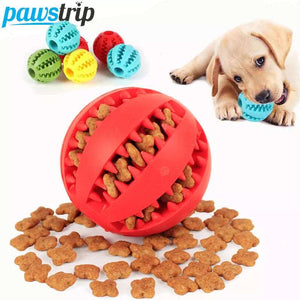 Soft Pet Dog Toys Toy Funny Interactive Elasticity Ball Dog Chew Toy For Dog Tooth Clean Ball Food Extra-tough Rubber Ball Dog