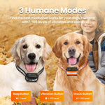 ROJECO 1000m Electric Dog Training Collar Remote Control Training Collar For Pet Rechargeable Dog Bark Control Stop Shock Collar